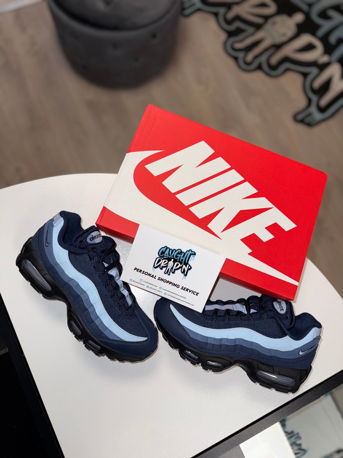 Nike Air Max 95’s Obsidian | Blue Big Bubble 2025