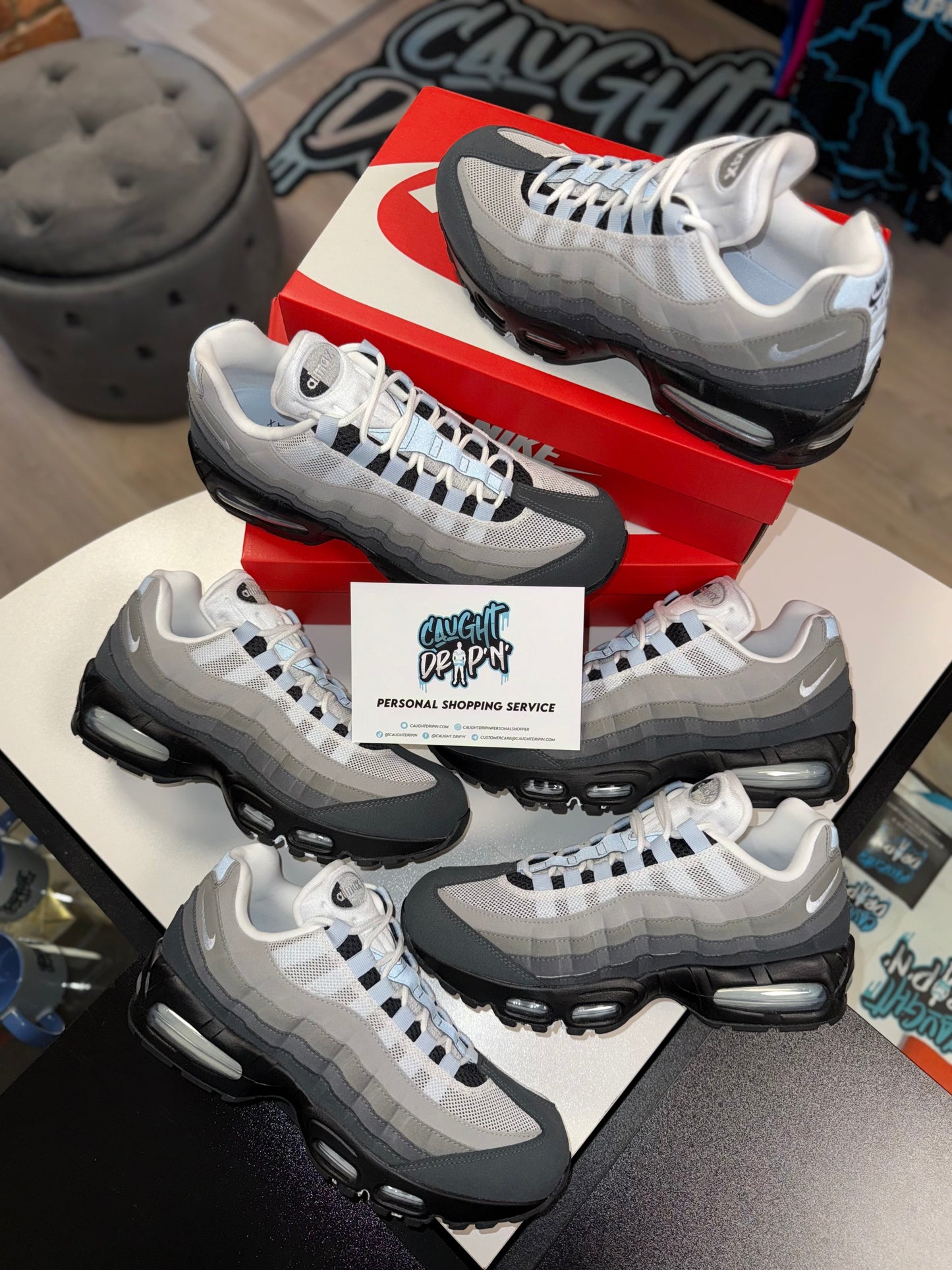 Nike Air Max 95’s OG Blue Tint 2025 Big Bubble