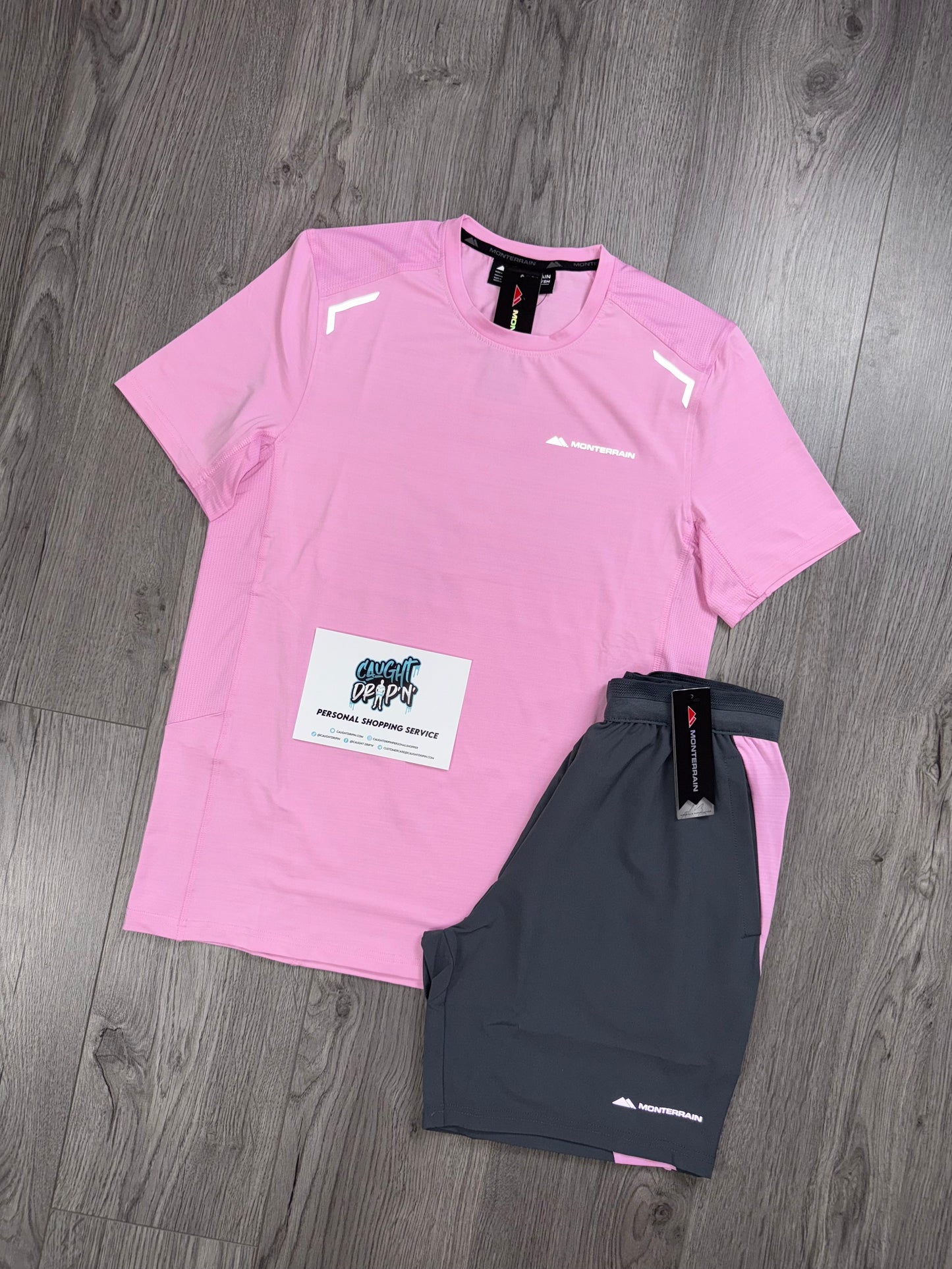 Monterrain 3.0 Running Set Iron Grey | Pink Foam