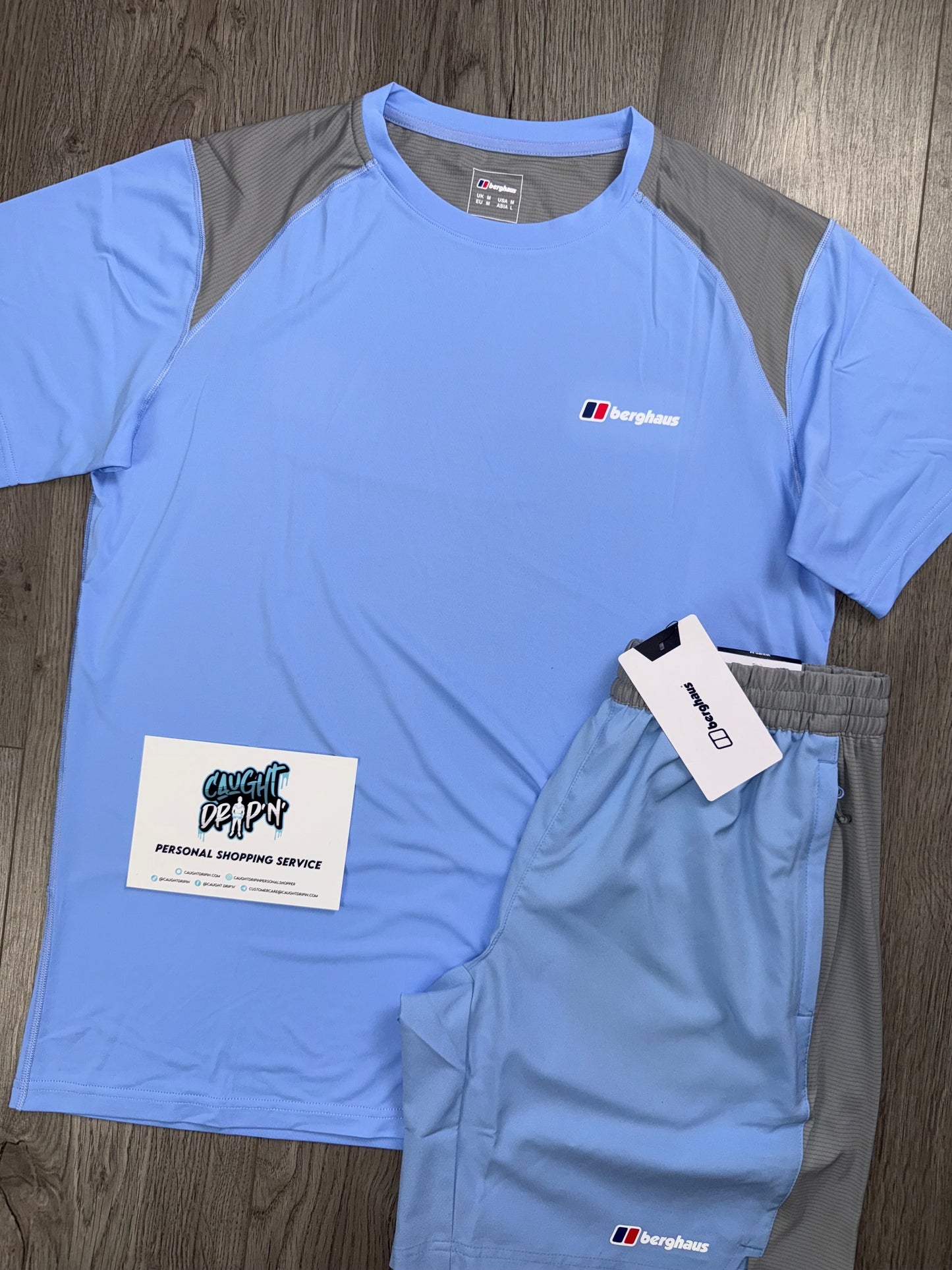 Berghaus 3.0 Tech Set Baby Blue | Iron Grey