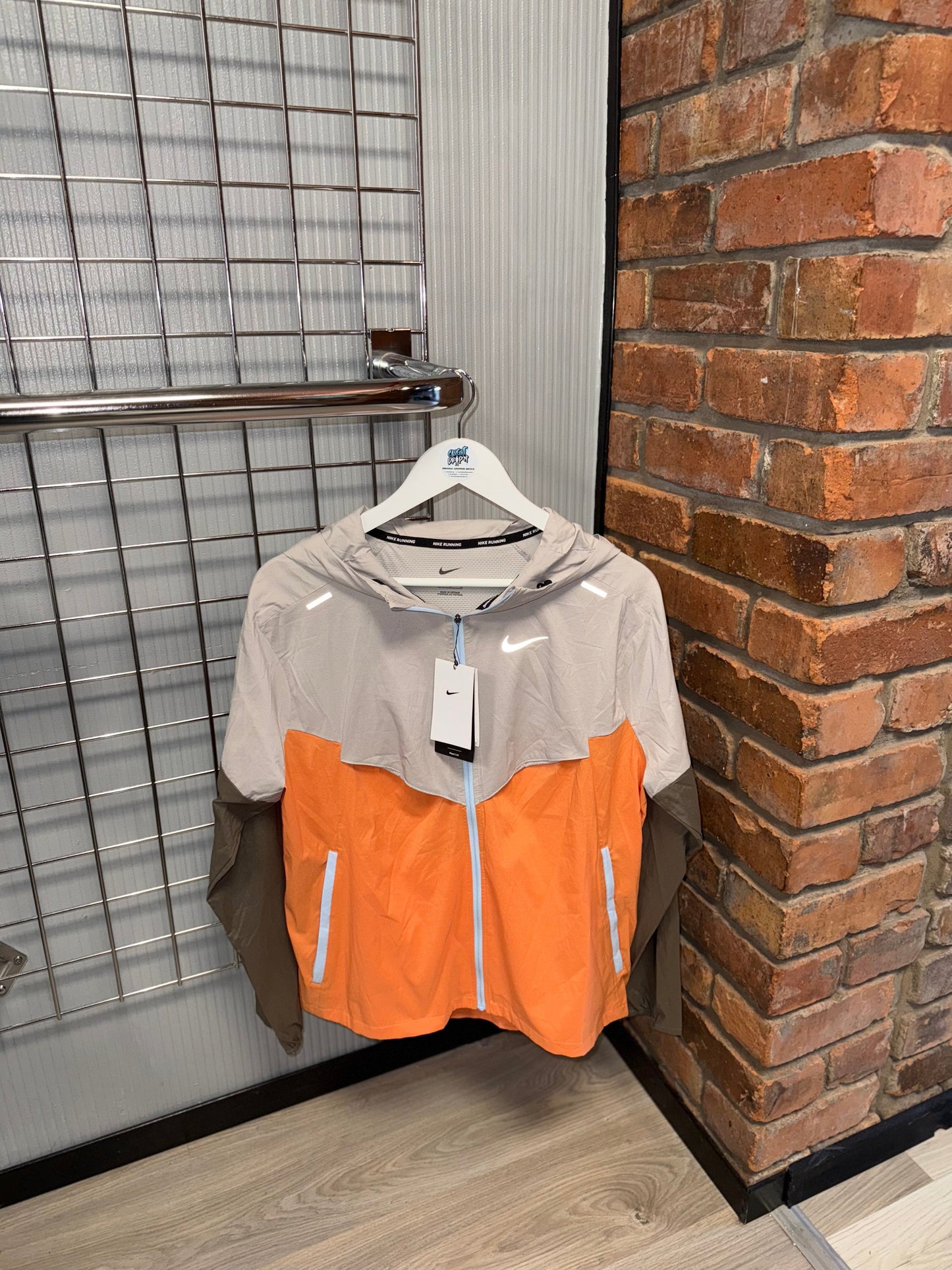 Nike Windrunner Jacket Beige | Orange