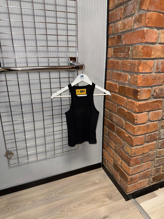 Women’s Corteiz Alcatraz Tank Top Triple Black