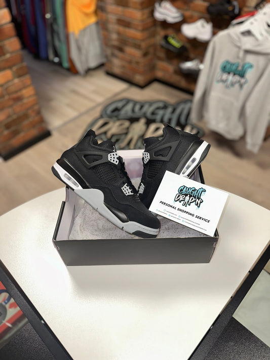 Jordan 4 Black Canvas 2022