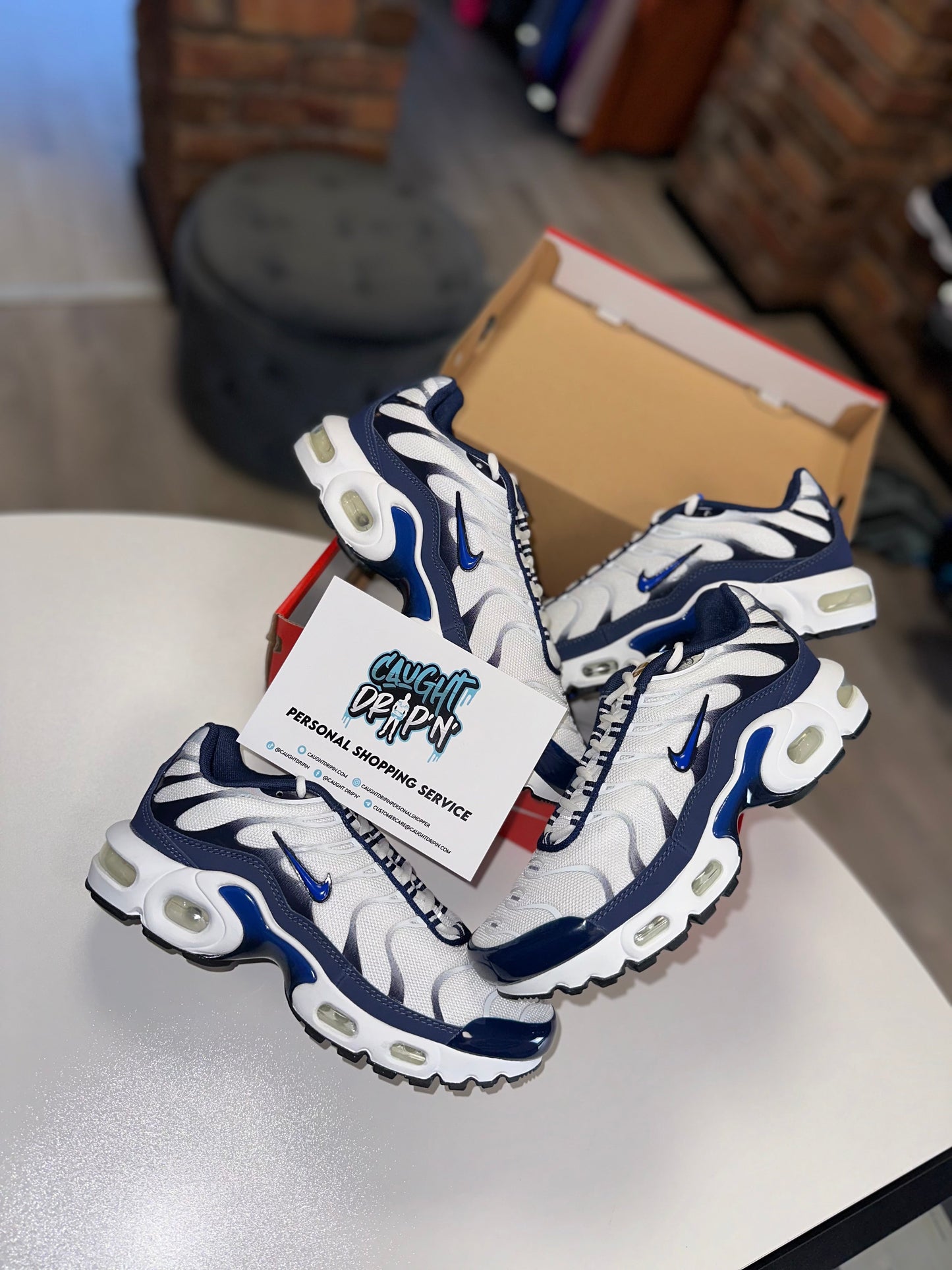 Nike Air Max Plus TN White | Hyper Royal Blue GS 2024