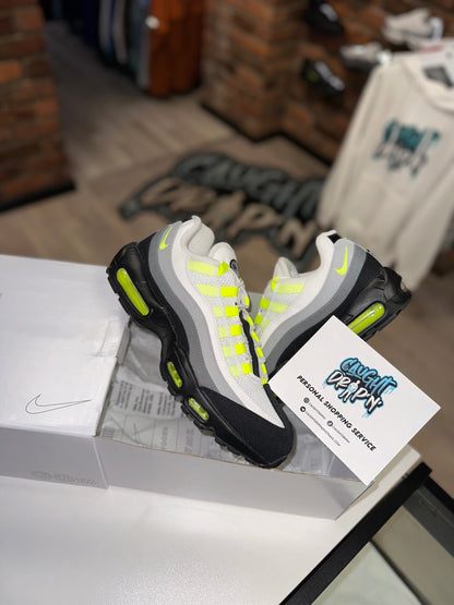 Nike Air Max 95’s “By You” White | Neon (Custom Made) 2023