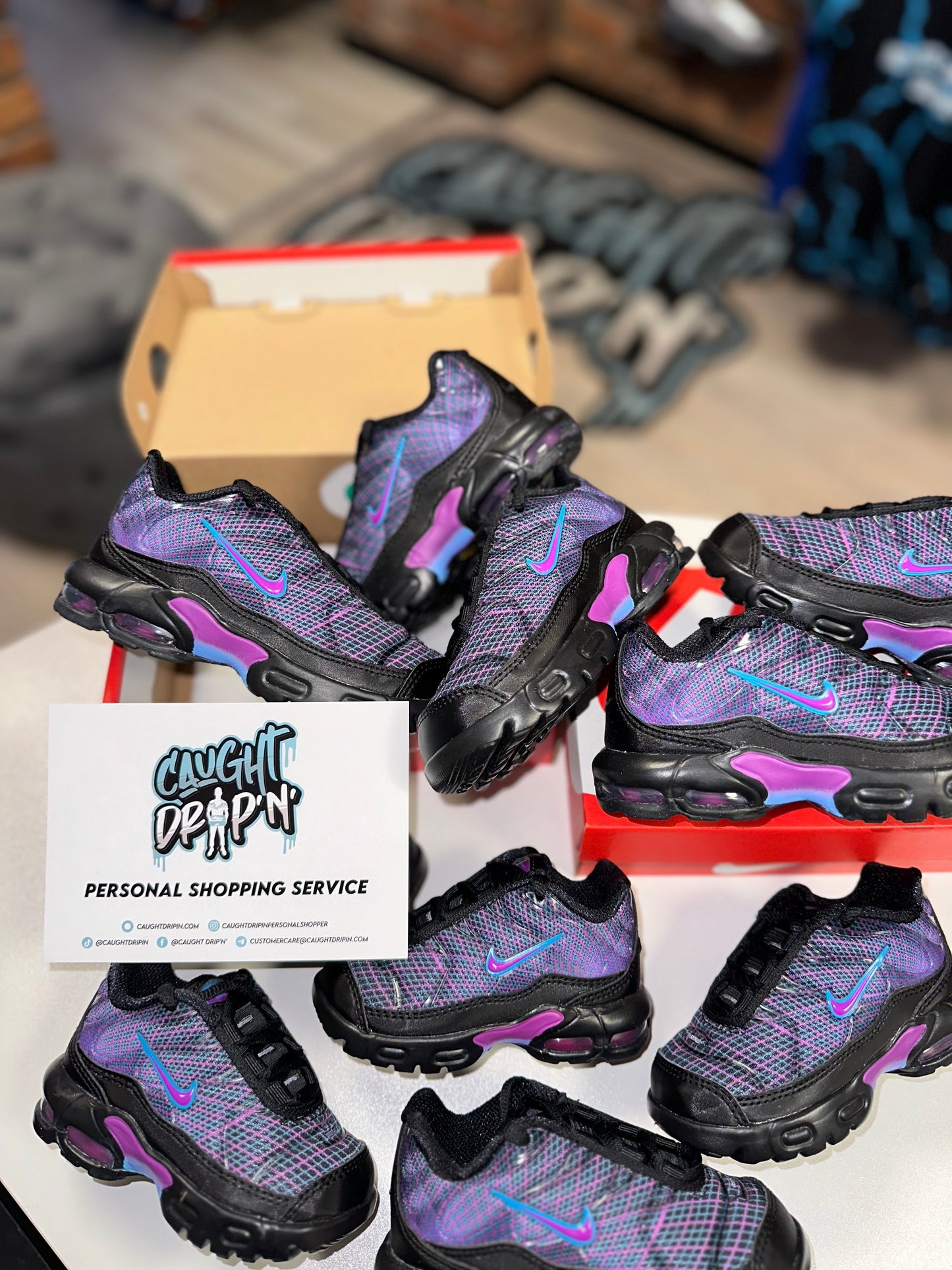 Nike Air Max Plus TN Toddler Black, Baltic Blue, Purple 2023