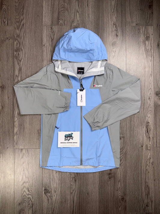 Berghaus Light Windrunner Jacket Baby Blue | Iron Grey