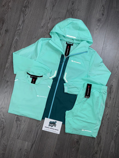 Monterrain 3 Piece Chase Windrunner Set Mint Green | Teal