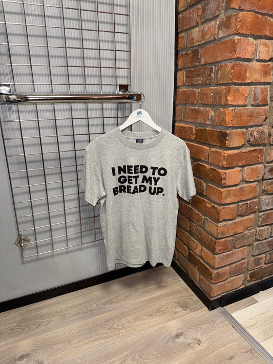 Corteiz “I Need To Get My Bread Up.” Grey Tee