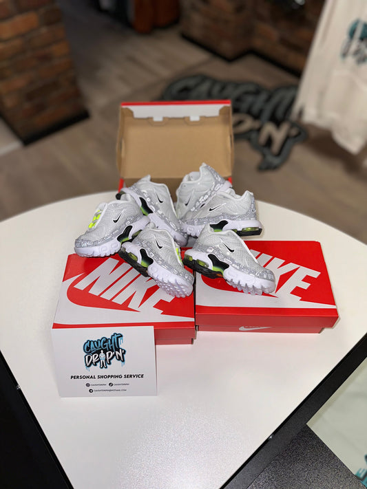 Nike Air Max Plus TN Toddler Wolf Grey | Neon 2023