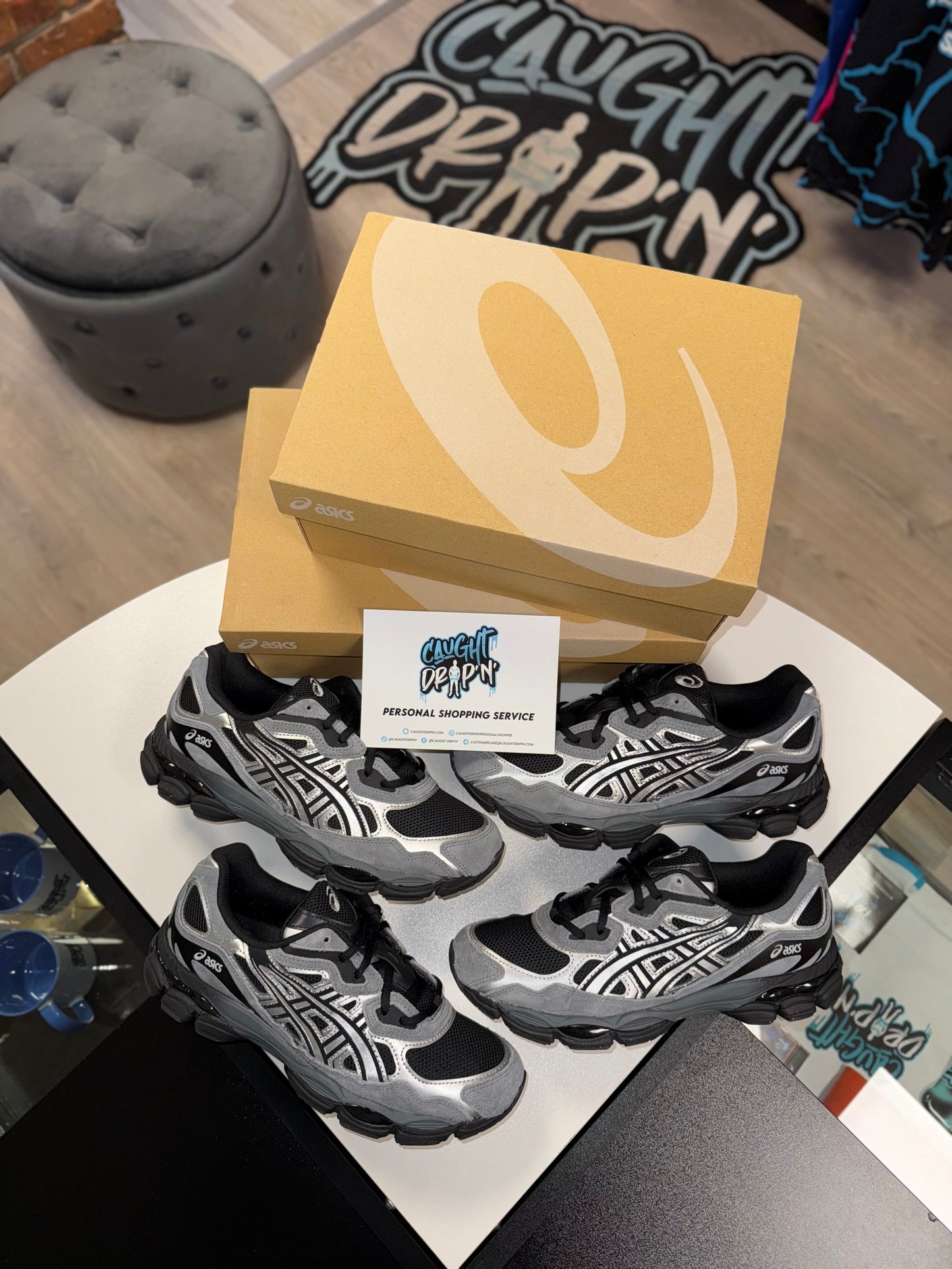 ASICS Gel NYC Wolf Grey, Pure Silver, Black