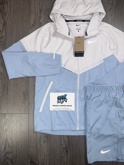 Nike Repel Windrunner Set Baby Blue | White