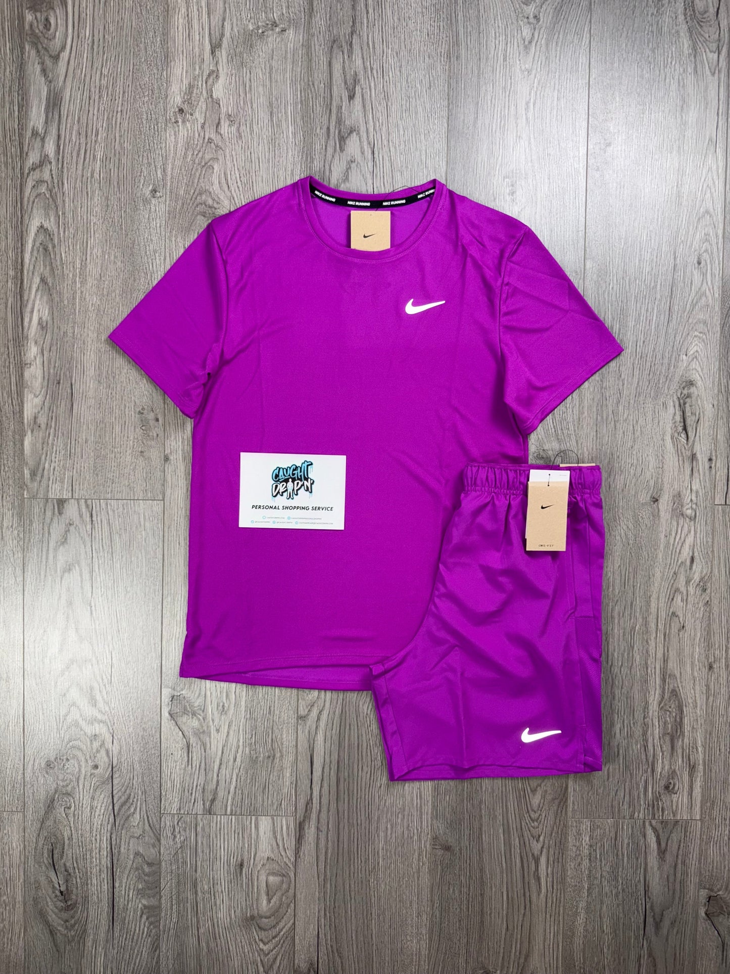 Nike Miler Grape Purple Set