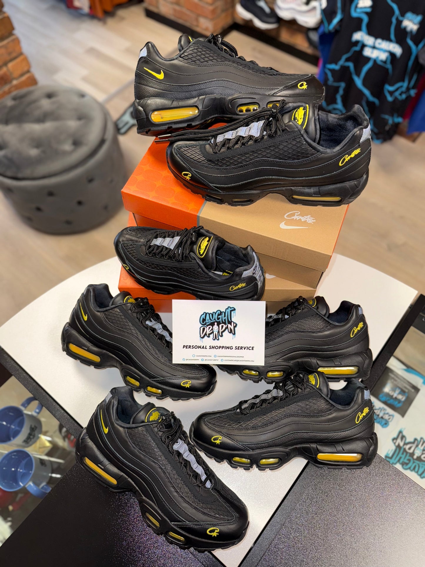 Corteiz X Nike Air Max 95’s Honey Black