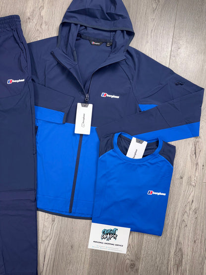 Berghaus 3 Piece Theran Obsidian | Royal Blue Tracksuit