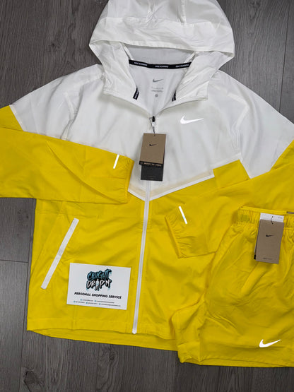 Nike Windrunner Lightening Yellow | White Set