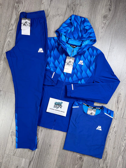 Montirex 3 Piece Charge Windrunner Tracksuit Blue