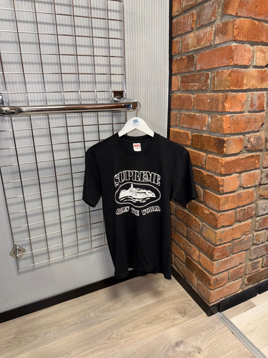 Supreme, Corteiz Rules The World Black Tee