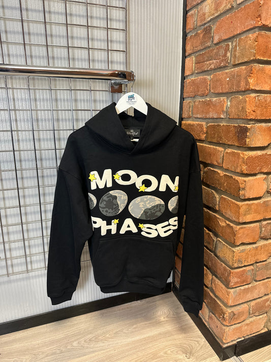 Broken Planet Moon Phases Hoodie Black | Grey
