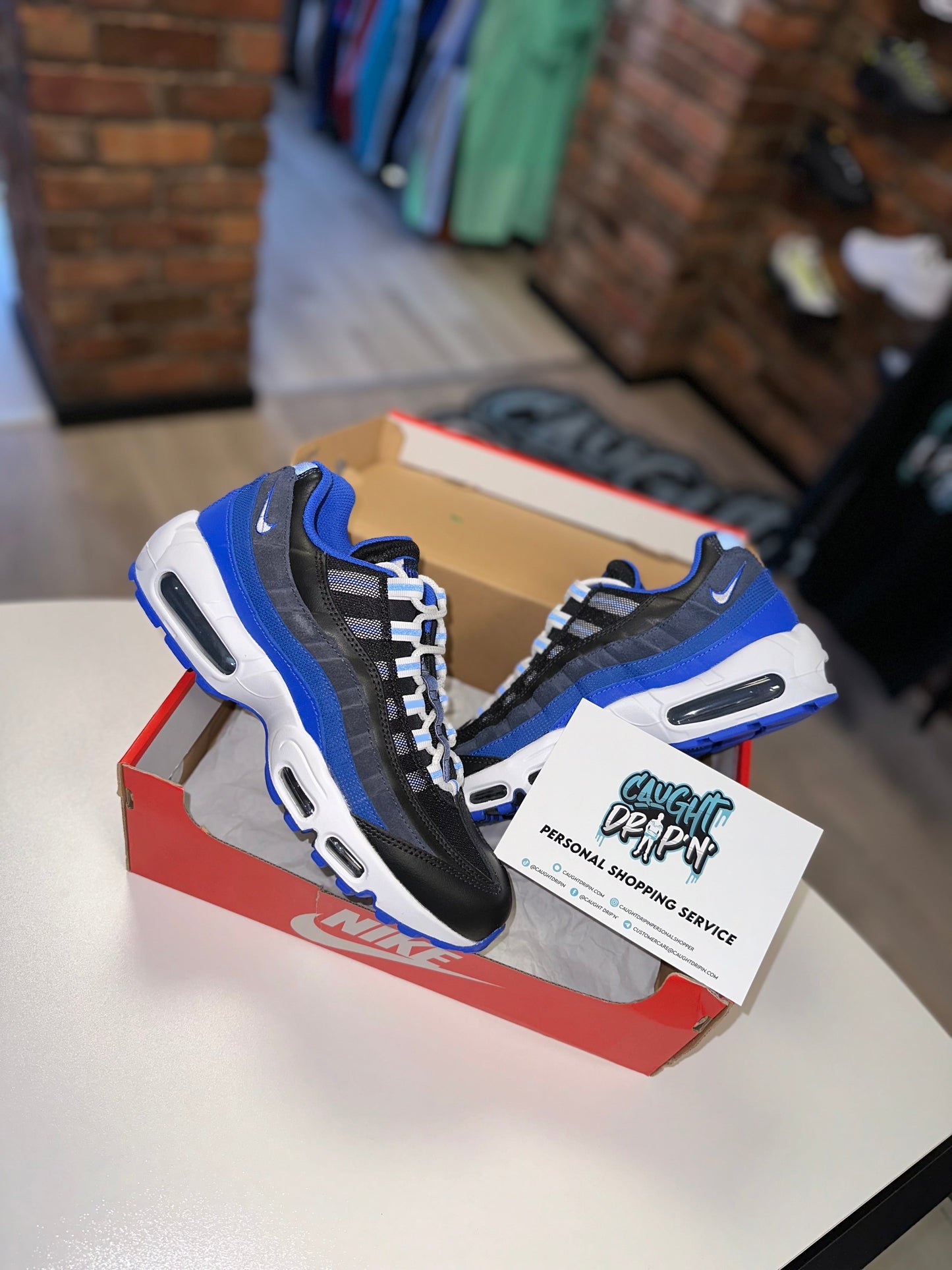 Nike Air Max 95’s Black | Royal Blue 2023