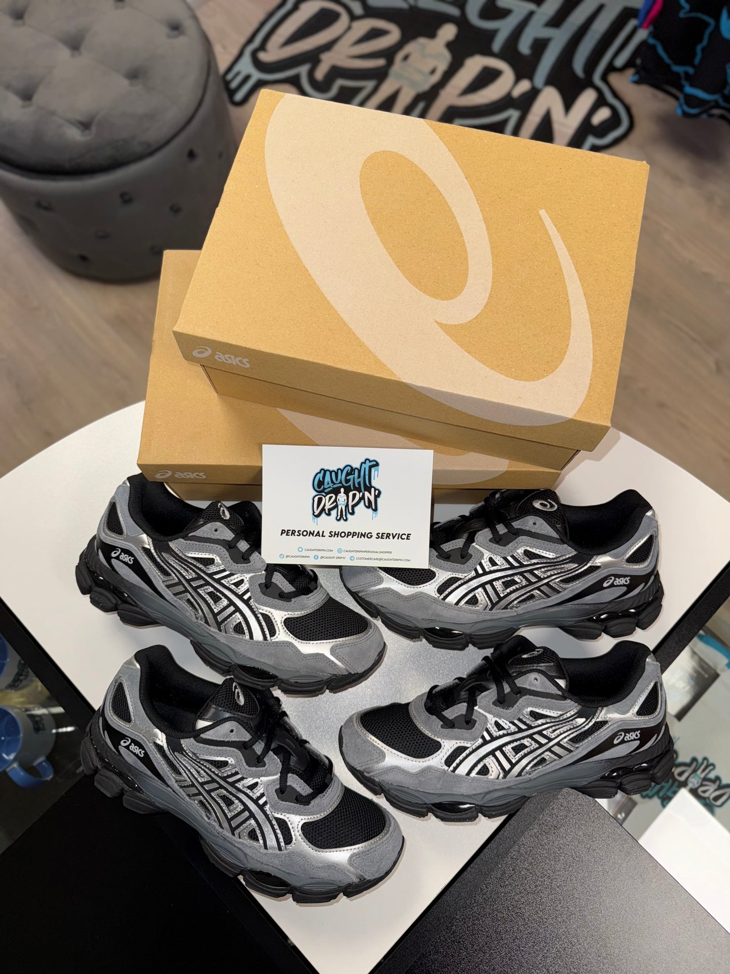 ASICS Gel NYC Wolf Grey, Pure Silver, Black