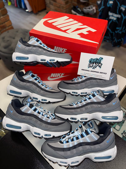 Nike Air Max 95’s Cool Grey | University Blue 2023