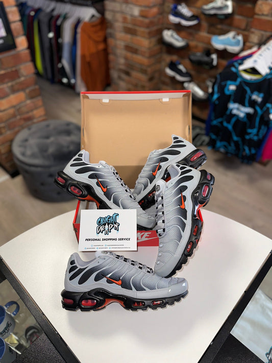 Nike Air Max Plus TN Wolf Grey, Lava Orange 2024