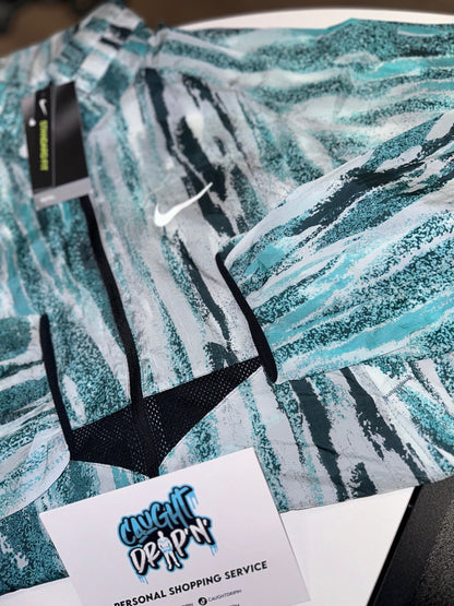 Nike Zebra Windrunner Jacket Jade Green