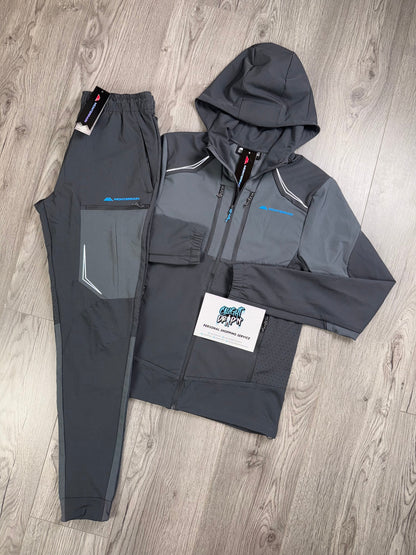 Monterrain Woven Slate Grey | Diva Blue Tracksuit