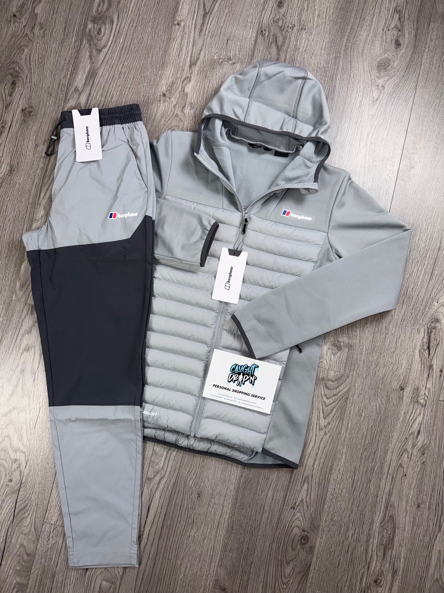 Berghaus Vaskye Full Zip Two Tone Grey Tracksuit