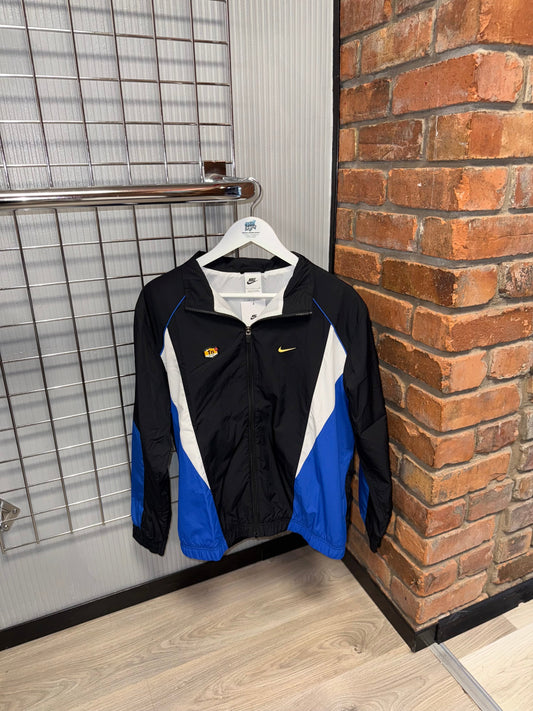 Nike TN Black, Game Royal Blue Track Jacket (Oversized Fit. Recommend Sizing Down)