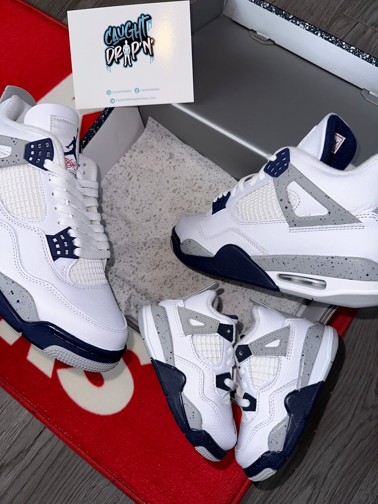 Jordan 4 White Midnight Navy 2022