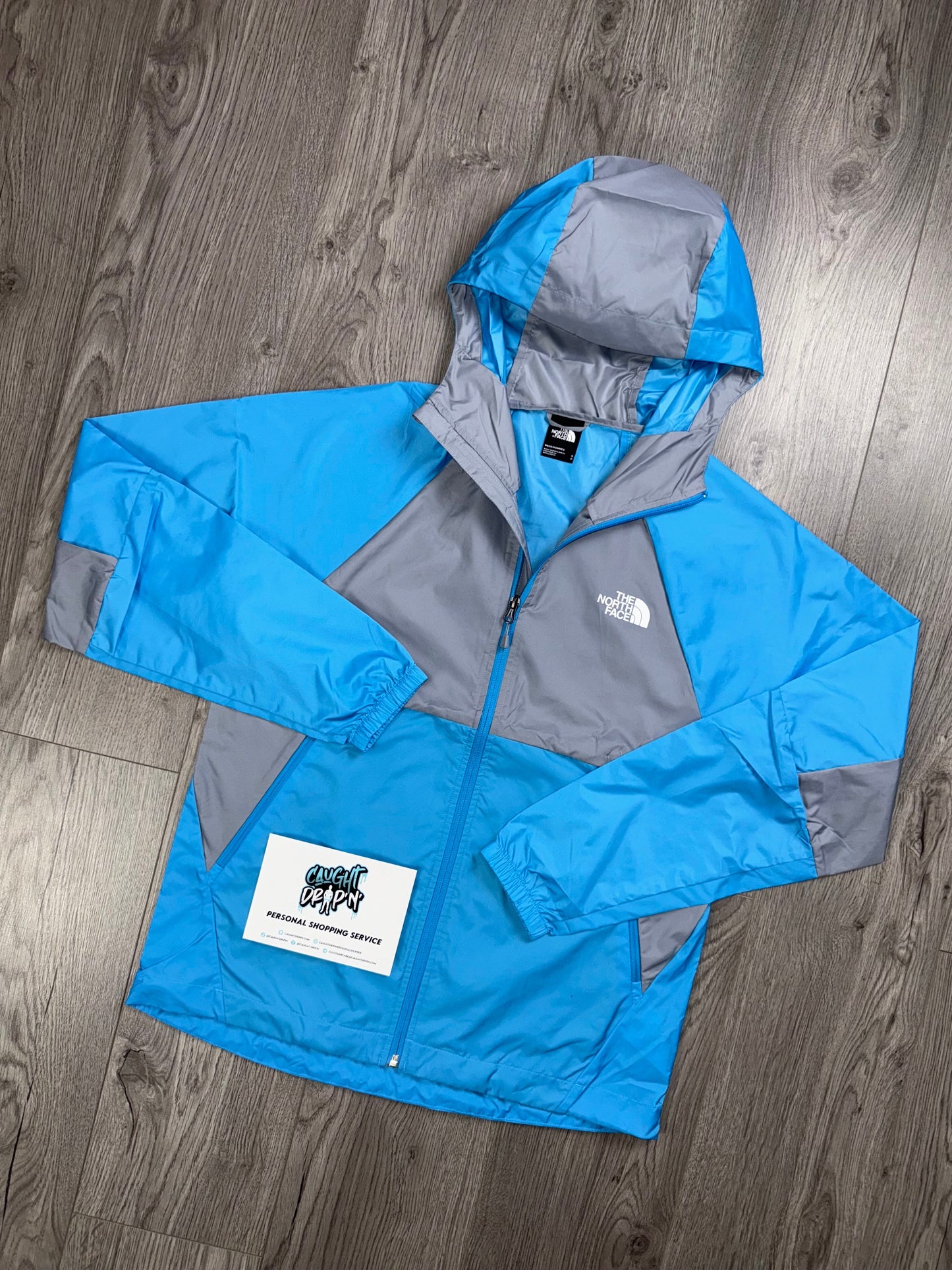The Northface Performance Windrunner Jacket Blue | Grey