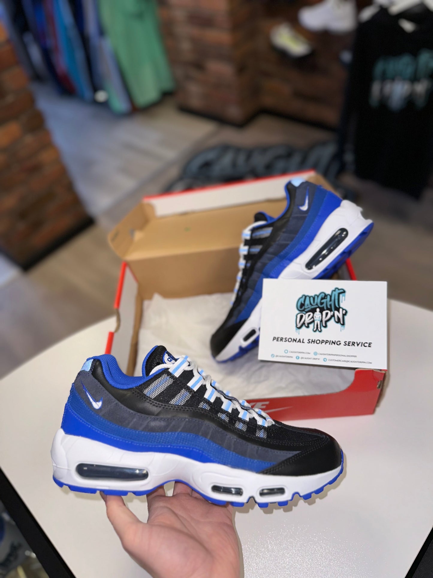 Nike Air Max 95’s Black | Royal Blue 2023