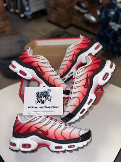 Nike Air Max Plus TN White | University Red 2024