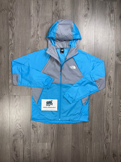 The Northface Performance Windrunner Jacket Blue | Grey