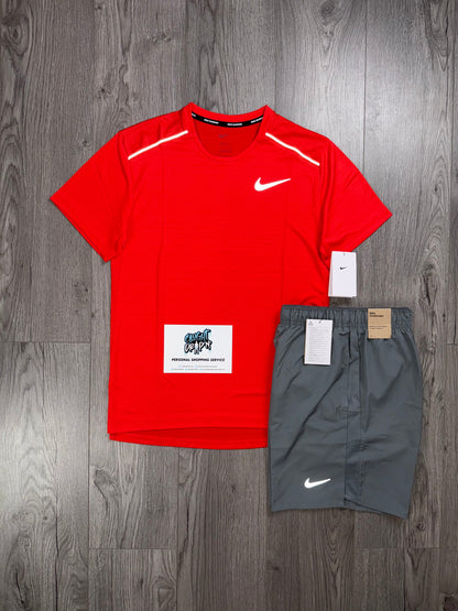 Nike OG Light Crimson Red Miler | Grey Set