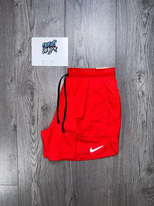 Nike Stride 5” Red Shorts Only