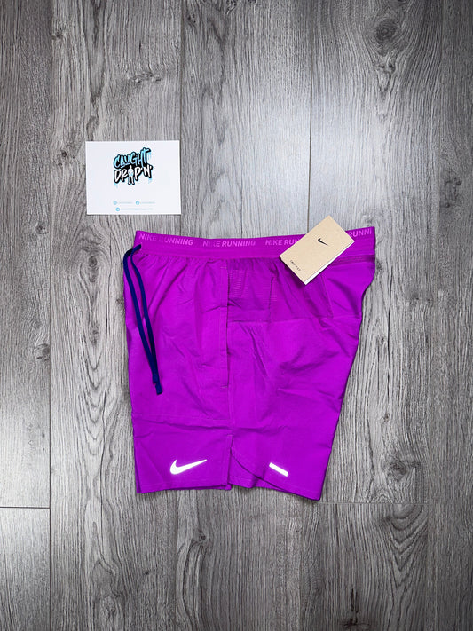Nike Stride 7” Vivid Purple Shorts Only
