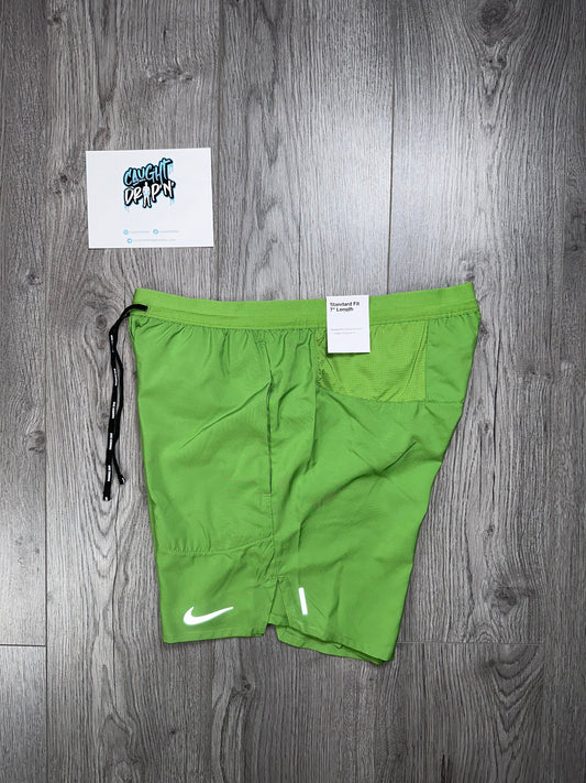 Nike Stride 7” Green Shorts Only